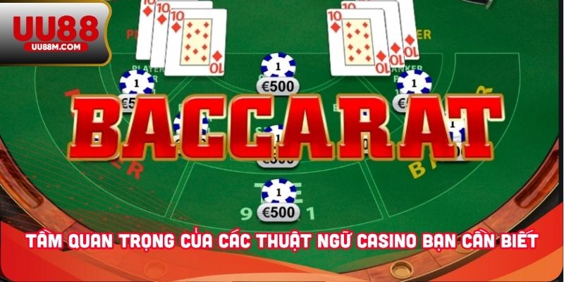 Tầm quan trọng của các thuật ngữ casino bạn cần biết