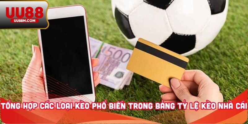 Cách Đọc Bảng Tỷ Lệ Kèo Nhà Cái Chuẩn Xác Dành Cho Người Mới 2 Tổng hợp các loại kèo phổ biến trong bảng tỷ lệ kèo nhà cái